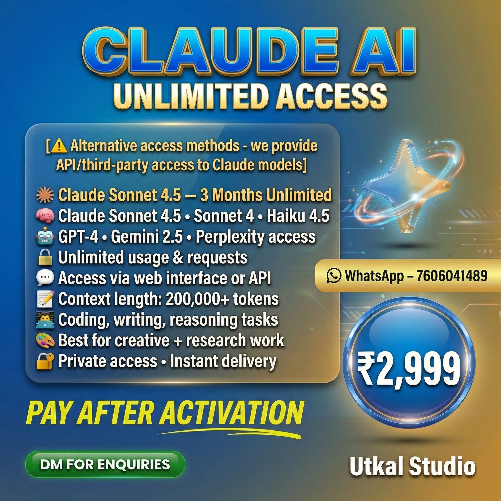 Claude AI Max 1 Year